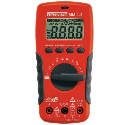 Multimeter Meet- en testapparatuur BENNING BENNING MM 1-3 DIGITALE MULTIMETER 44044083