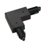 Elektrische onderdelen/toebehoren voor verlichtingsarmaturen SLV 1~ Track L-Conn Earth inside black