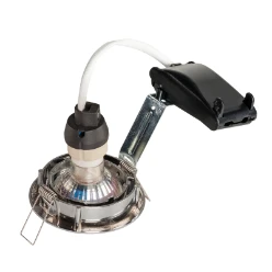 PIKA QPAR51 plafondinbouwlamp, draaibaar, chroom, max. 50W