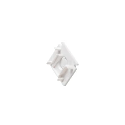 Eindkap voor opbouwrail standaard, 48V TRACK, wit