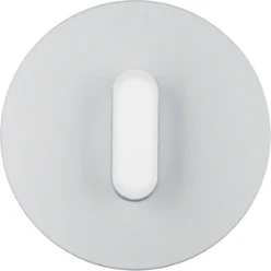 Afdekplaat met knevel, berker R.classic, aluminium polarwitwit