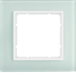 Afdekraam schakelmateriaal berker HAGER GLAZEN RAAM, POLARWIT, B.7 GLAS 10116909