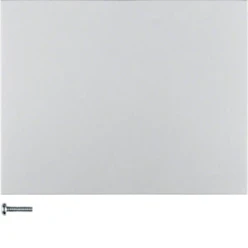 Drukknop-opzetmod. 1-v, berker K.5, aluminium