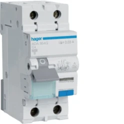 Aardlekautomaat HACO HAGER HACO C4 1P+N 30MA 6KA  KLASSE A ADA954G