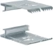 Koppelplaat voor wandgoot Tehalit Hager BRS, koppelset voor goot 100x210 mm dubbel, verzinkt BRS1002109D