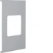 Afdekplaat installatiecomponenten wandgoot Tehalit Hager FB, afdekplaat 1-voudig voor goot 190 mm breed, grijs L91907030