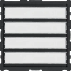 4-voudige drukknopmodule, 2-draads, voor deurstation elcom.one
