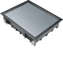 Deksel E09 200x253mm zwart voor 12mm vloerafdekking