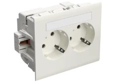 Wandcontactdoos WGX-W STAGO STAGO WCD 2-V M SB RAL9010 MASTER STA501062
