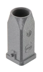 Behuizing voor rechthoekige connectoren HAN HARTING HAN 3A HOOD TOP ENTRY M20 GLUED SEAL 19200031443