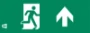 Pictogram noodverlichting serie 300 Eagle HBI 304Q SER.CL-IN PIC.RECHTD 304Q