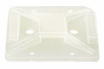 Bevestigingssokkel en -element voor kabelbundelband HellermannTyton TY8G1S-PA66-NA (100)