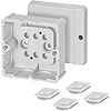 Doos voor montage op de wand/plafond Hensel Kabeldoos DE