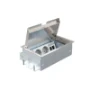 Vloercontactdoos Instortvloerdoos HPL HPL 581.0132 VLOERDS 65MM 2XWCD+2XDATA DEKS 581.0132