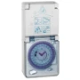 Schakelklok voor wandcontactdoos PT Intermatic PT 410 F 180 EU SCHAKELKLOK ANALOOG IN-16.27.0001.1