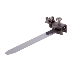 Bandaardklem vol RVS, 136mm buis 1/8-3/8 inch max.50mm,draad 25mm2
