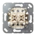 Drukcontact  JUNG Impulsdrukker m.2x2 maakcontacten+nulst. 532-4EU