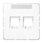 Onderdeel/centraalplaat communicatie-schakelmateriaal Jung CD 569-2 WE WW