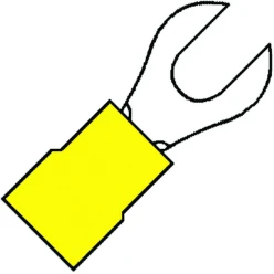 Klemko Klemkabelschoen voor koperen geleider Geïsoleerde kabelschoenen, PVC