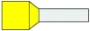 Adereindhuls Adereindhuls geisoleerd Klemko G 494 DK-N ADEREINDH 6MM2 GE L12 727080