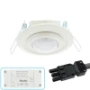 Bewegings-/aanwezigheidsschakelaar compleet Aanwezigheiddetector Plafond Inbouw Lumiko PLF-IB-PIR1U-WI PLF-IB-PIR/1U WIELA 870942