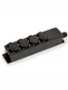 Contactdooscombinatie VD16 Koopman 4VDG CONTACTBLOK 2P+RA ZW IP44 164Z