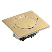 Afdekraam schakelmateriaal Vloerdozen LEGRAND PLATINUM VLOERDOOS 2MOD. VIERK.BRONS IP44 IK08 (ZONDER MOSAIC) 089710