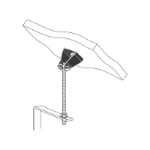 Plafondbevestiging kabeldraagsysteem Legrand Legrand 8232010