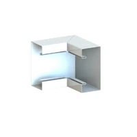 Binnenhoekstuk wandgoot Wandgoot LEGRAND BINNENHOEK 130X63MM RAL9010 351275