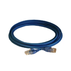 RJ45 Patchkabel 4pair High Dens. 28AWG Cat6 U/UTP LSOH Blauw 5m