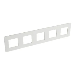 Valena afdekraam 5 mechanismen hor/vert centerafstand 71mm wit
