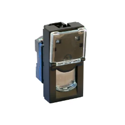 RJ45 cat 6 UTP 1 module LCS3 Mosaic mat zwart