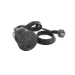 Bureau aansluitunit Contactdooscombinatie Legrand Incara Disq80 - zwart - met 1 contactdoos + 1 USB A+C 15W + 1 data-aansluiting RJ45 CAT6 UTP en snoer L2m met stekker 2P+A (CT à 8 C62) 654711
