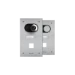 Deurstation deurcommunicatie Switch Comelit Switch RVS deurbelpaneel met 1 drukknop en Simplekey uitsparing IX0101CO