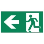 Pictogram noodverlichting MacBright C man pijl links 4mm DZ