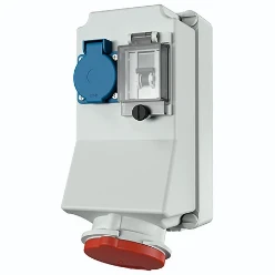 Mennekes CEE-contactdoos combinatie (IEC 60309) Dubbele contactdoos