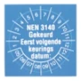 Toebehoren/onderdelen voor meet- en testinstrument elektro NEN 3140 Meters Nieaf-Smitt STICKER NEN3140 626000281