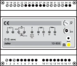 Voeding deurcommunicatie ACCESS CONTROL SYSTE NIKO BUS VOEDING 10-806