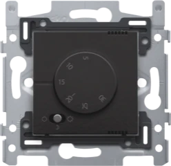 Elektronische thermostaat, piano black coated