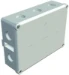 Doos voor montage op de wand/plafond  OBO Kabeldoos M25, 16mm 660V,IP54 178x144x71, UF, lichtgrijs 7035 2002523