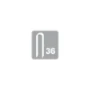Bevestigingsniet Kantoorapparatuur Rapid RAPID KABELNIET 36/12MM DP GAL V. B 711885110