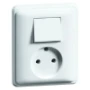Peha Schakelaar/wandcontactdoos combinatie STANDARD