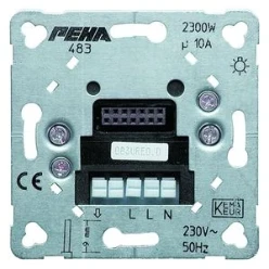 Basiselement bewegingssensor/aanwezigheidsmelder Bewegingsmelder PEHA RELAIS INB. BASISELEMENT VOOR 180? BEW.MELDER 389313