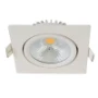Plafond-/wandarmatuur PLAFONDINBOUW SPOT DLT BATHLED 5W2700K IP44 VIERKANT WIT 9999401