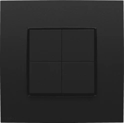 Niko dimschakelaar voor het Hue systeem, Niko Intense matt black coate