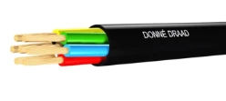 Voedingskabel < 1 kV, voor vaste aanleg Autokabel AK Donne AUTOKABEL 3 X 1,5 ZWART 009452