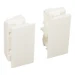 Afdekstrip wandgoot Wandgoot Legrand Fixeerclip kunststof voor Mosaic schakelmateriaal wit. (PF à 1000 C62) 603857