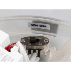 MEDO® PRO 30, wand- en plafondopbouwarmatuur, rond, 3000/4000K, 10W, D