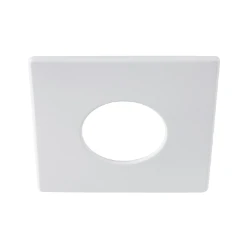 UNIVERSAL DOWNLIGHT afdekking, voor Downlight IP65, hoekig, wit