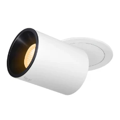 NUMINOS PROJECTOR L, plafondinbouwarmatuur, 3000 K, 40°, cilindrisch,